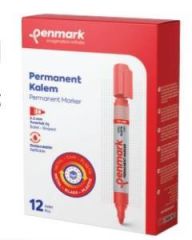 PENMARK PERMANENT MARKOR YUV.UC KIRMIZI12LI 405 03
