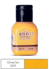 ARTDECO AKRILIK BOYA 25ML GUNES SARI(3059)