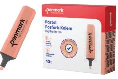 PENMARK FOSFORLU KALEM PASTEL YAVRUAGZI 10LU 505