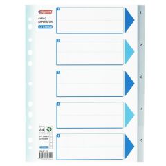 BIGPOIN SEPERATOR  PLASTIK A4 1-5 RAKAM (227-05)