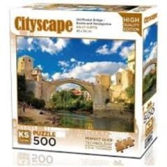 KS GAMES PUZZLE 500 PARCA OLD MOSTAR BRIDGE BOSNA