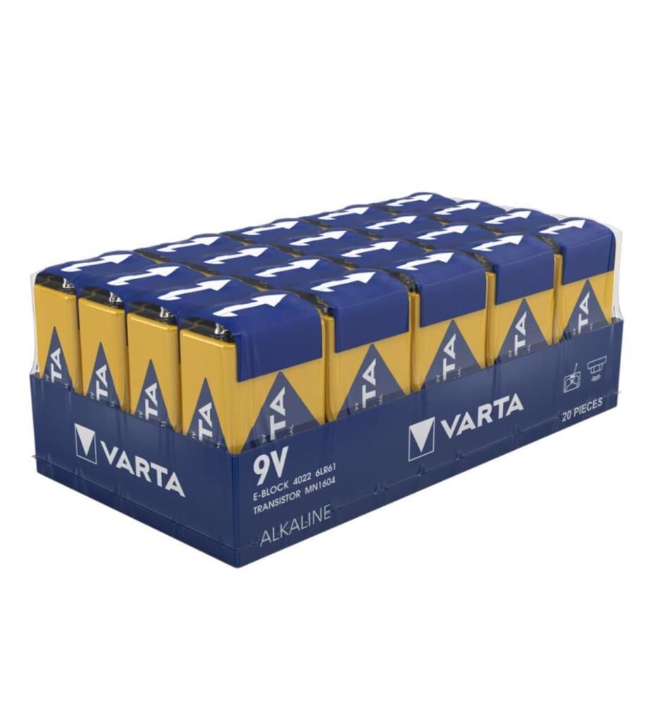VARTA INDUSTRIAL PIL 9V 20 LI