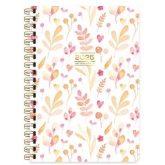 KESKIN AJANDA HAFTALIK 2025 A5 SPR.CICEK 600082