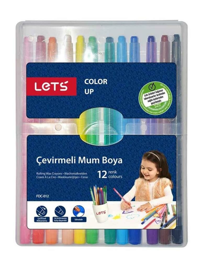 LETS MUM BOYA CEVIRMELI 12 RENK