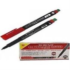 RUBENIS ASETAT KALEMI  M KIRMIZI 12LI KUTU(TP-905)