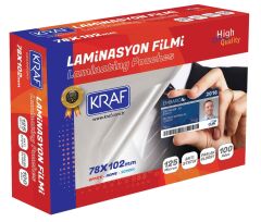 KRAF LAMINASYON FILMI 78x102 125mic 100 LU(2127)