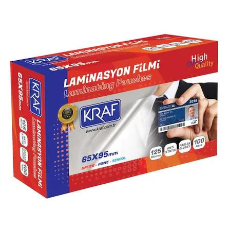 KRAF LAMINASYON FILMI 65x95 125mic 100 LU (2126)