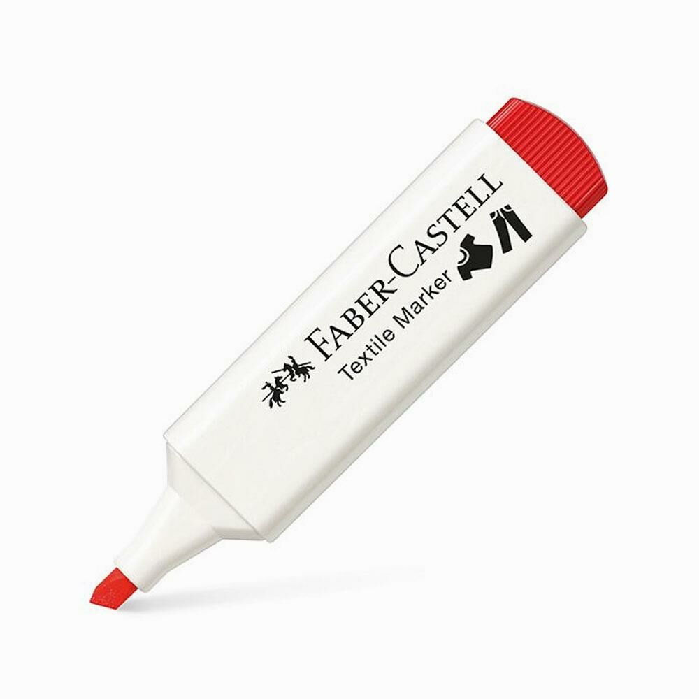 FABER TEKSTIL MARKORU KIRMIZI 1 LI