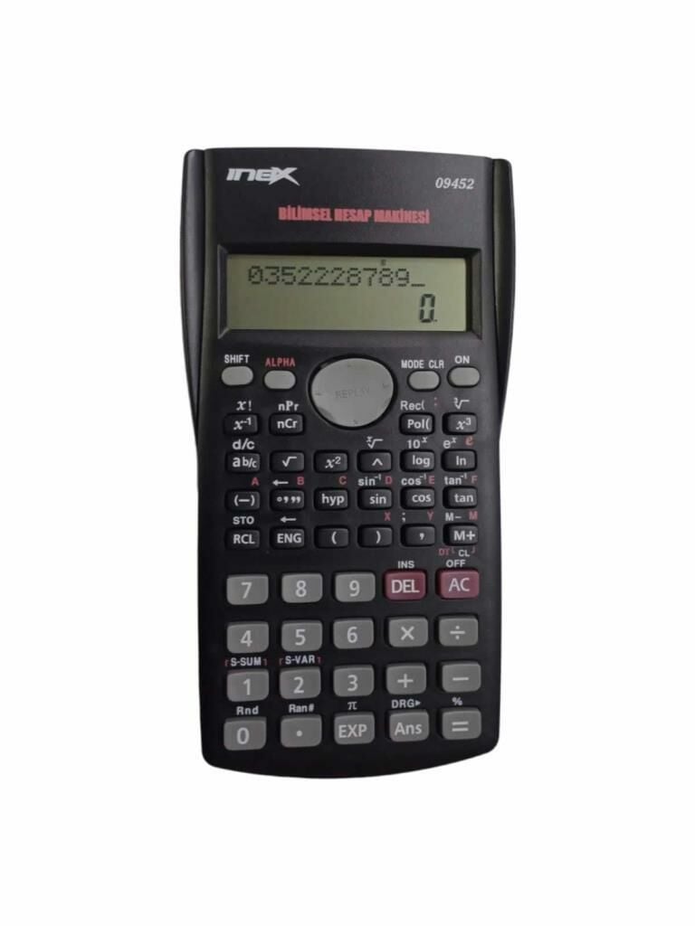 INOX HESAP MAKINESI 10+2 FONKSIYONLU 09452