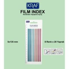 KRAF INDEX FILM (PP) 5x135MM 8 RENK X 20YP MORANDI