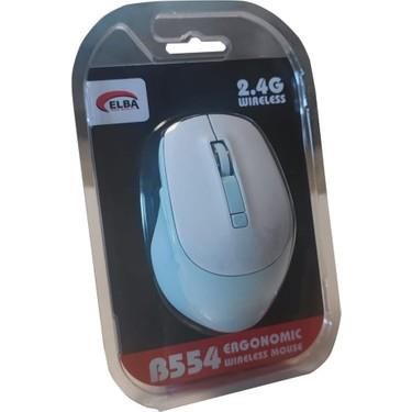 ELBA MOUSE KABLOSUZ MAVI/BEYAZ 6D 2.4Ghz (B554)