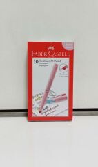 FABER-CASTELL FOSFORLU KALEM 38 PASTEL PEMBE 10 LU