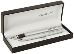 INOXCROM TITANIUM SILVER DOLMAKALEM+TUKENMEZ SET