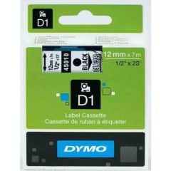 DYMO ETIKET MAK.SER. D112mmx7m SEFFAF/SIYAH(45010)