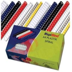 MAPI PLASTIK SPIRAL 45mm SIYAH 50 LI