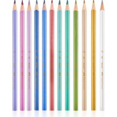 FABER BOYA KALEMI UCGEN METALIK 12 RENK