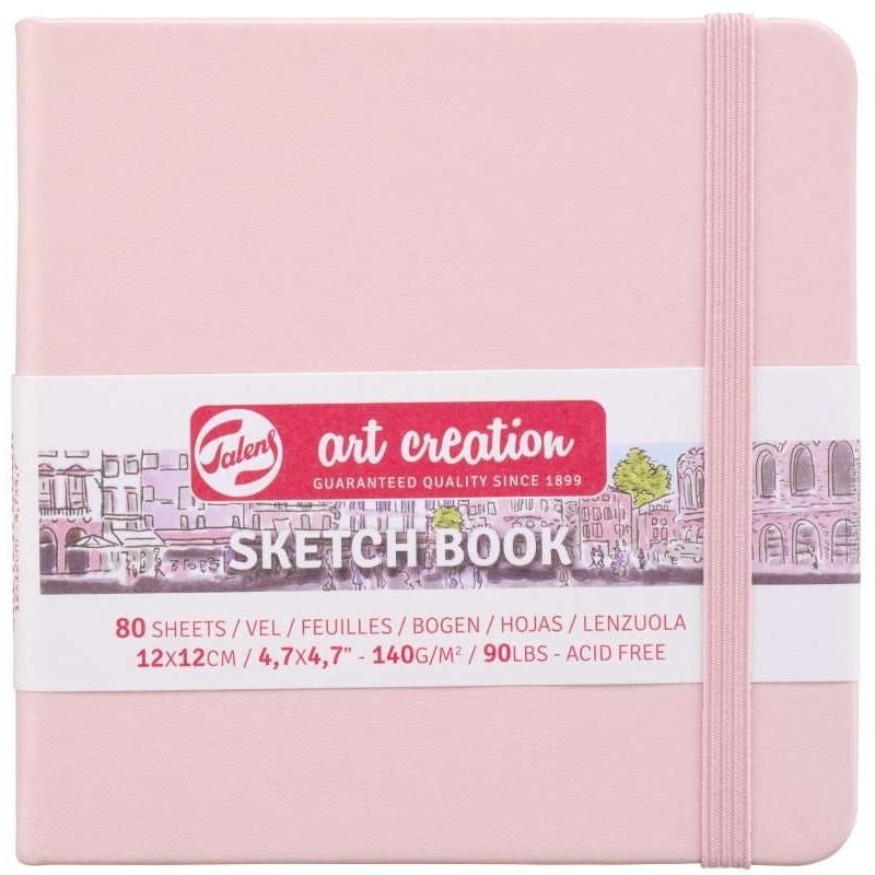 TALENS ART SKETCH BLOCK  P.PINK 12X12 140gr