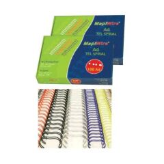 MAPI TEL SPIRAL 3:1  3/16 (1-5 SYF) BEYAZ 100 LU