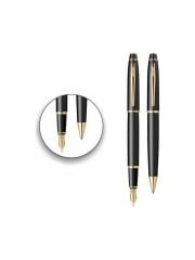 TUKENMEZ+D.KALEM SET SCRIKSS MAT SIYAH ALTIN (35)