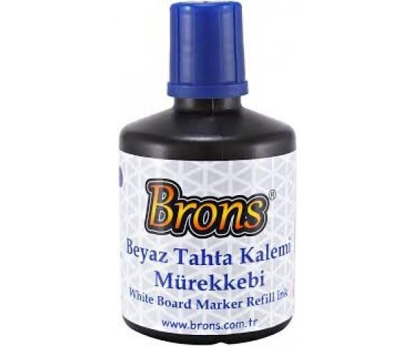 BRONS 100ml BOARD MARKER MUREKKEBI MAVI (BR-354)