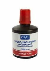 KRAF BEYAZ TAHTA MUREKKEBI 100 cc  KIRMIZI(450G)