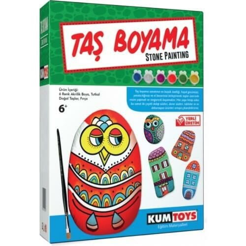 KUMTOYS TAS BOYAMA SETI+BOYA+FIRCA(KM5307)