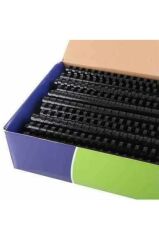 MAPI PLASTIK SPIRAL 20mm SIYAH 100 LU