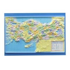 PUTI TURKIYE KABARTMA SIYASI HARITA A4