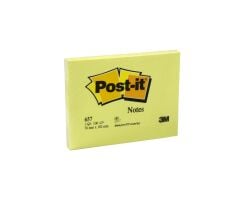 3M POST-IT YAPISKANLI KAGIT 76x102 SARI 1 LI (657)