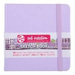 TALENS ART SKETCH BLOCK  P.VIOLET 12X12 140gr
