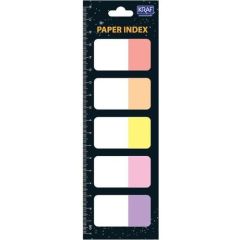 KRAF INDEX KAGIT 25X42 MM 5 RENK X 20YP FLAG(1555)