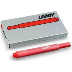 LAMY DOLMA KALEM KARTUSU KIRMIZI 5 LI (T10)