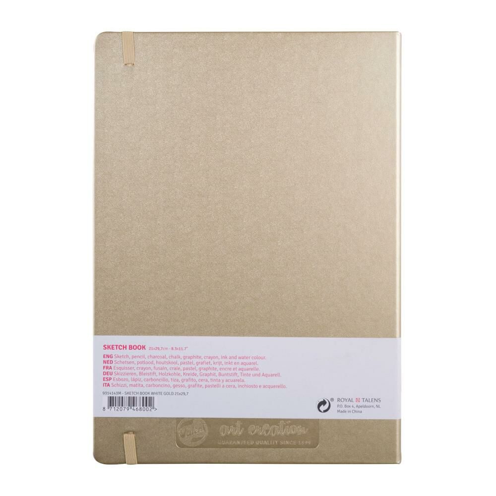 TALENS ART SKETCH BLCK W.GOLD 21X30 140gr