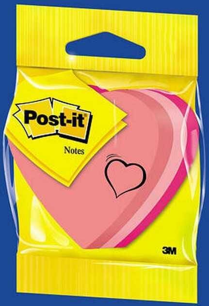 POST-IT YAPISKANLI KAGIT KUPNOT KALP (2007H)