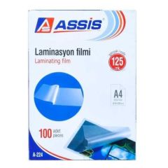ASSIS LAMINASYON FILMI A4 125 MIC 100 LU