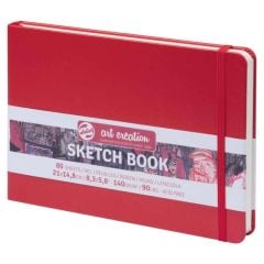 TALENS ART SKETCH BLOCK  RED 15X21 140gr