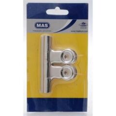 MAS KISKAC BEYAZ METAL 65mm  2 LI BLS.(961)