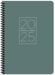 KESKIN AJANDA HAFTALIK 2025 17x24 SPR.YESIL 600055