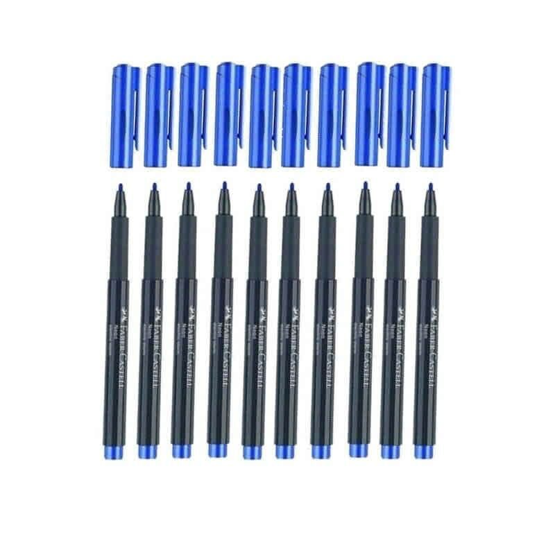 FABER NEON MARKOR MAVI 10 LU