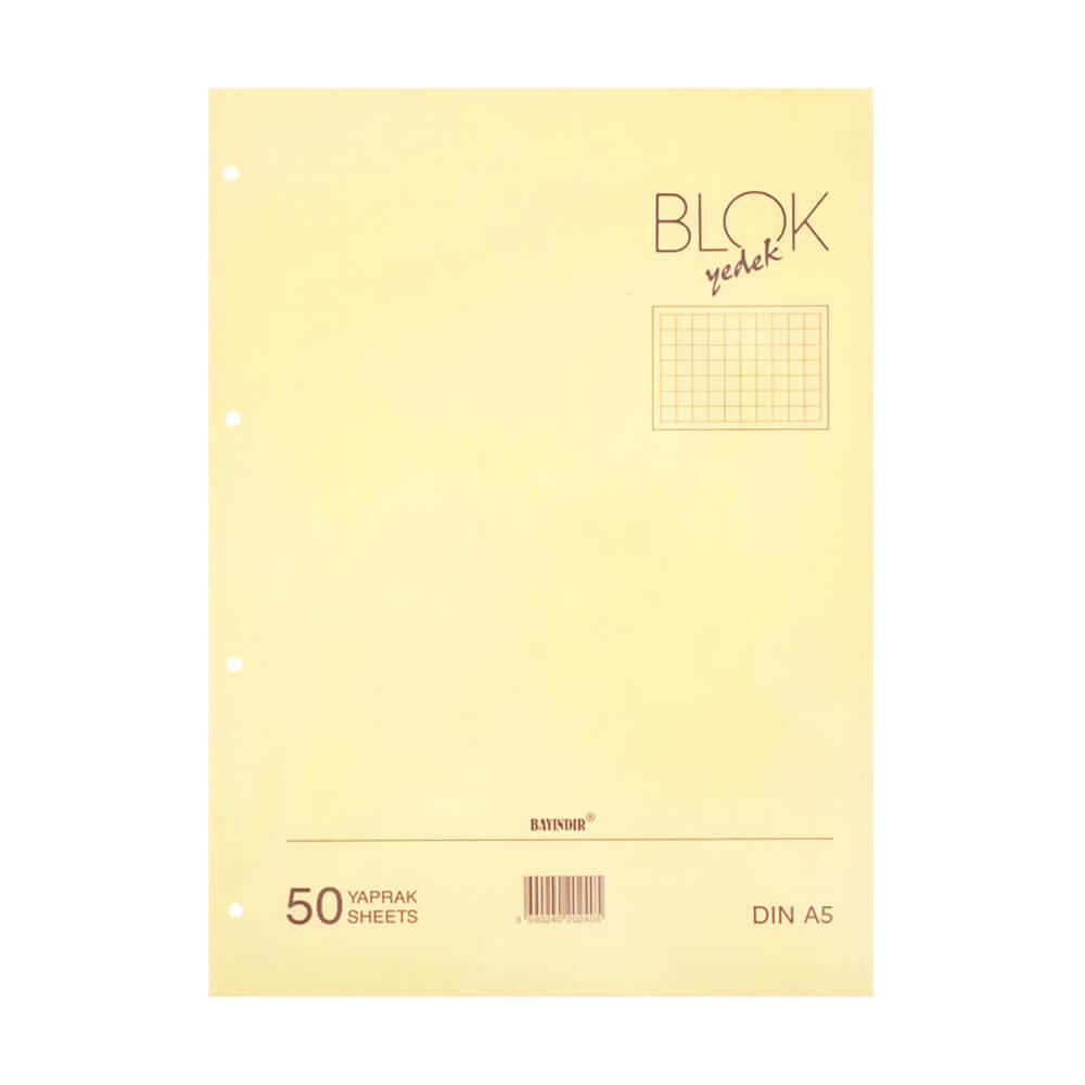 BAYINDIR KOLEJ YEDEGI A5 50 YP.KARELI SARI