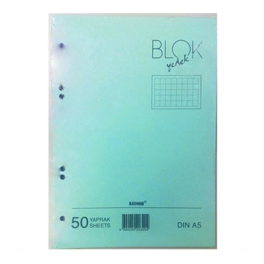 BAYINDIR KOLEJ YEDEGI A5 50 YP.KARELI MAVI