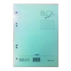 BAYINDIR KOLEJ YEDEGI A5 50 YP.KARELI MAVI