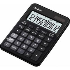 CASIO HESAP MAKINESI MASA USTU MS-20UC-BK 12H SIYA