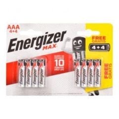 ENERGIZER INCE KALEM PIL (AAA) 4+4 LU PROMOSYON