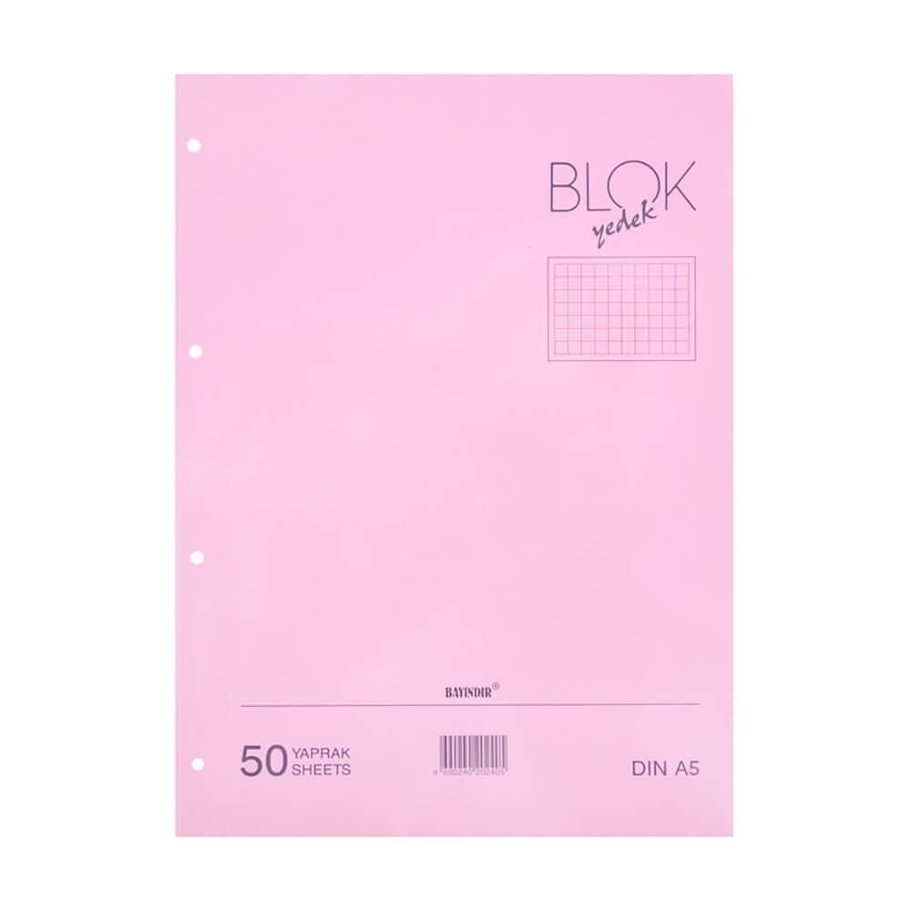 BAYINDIR KOLEJ YEDEG A5 50 YP.KARELI PEMBE