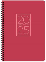 KESKIN AJANDA HAFTALIK 2025 17x24 SPR.KIRM 600056