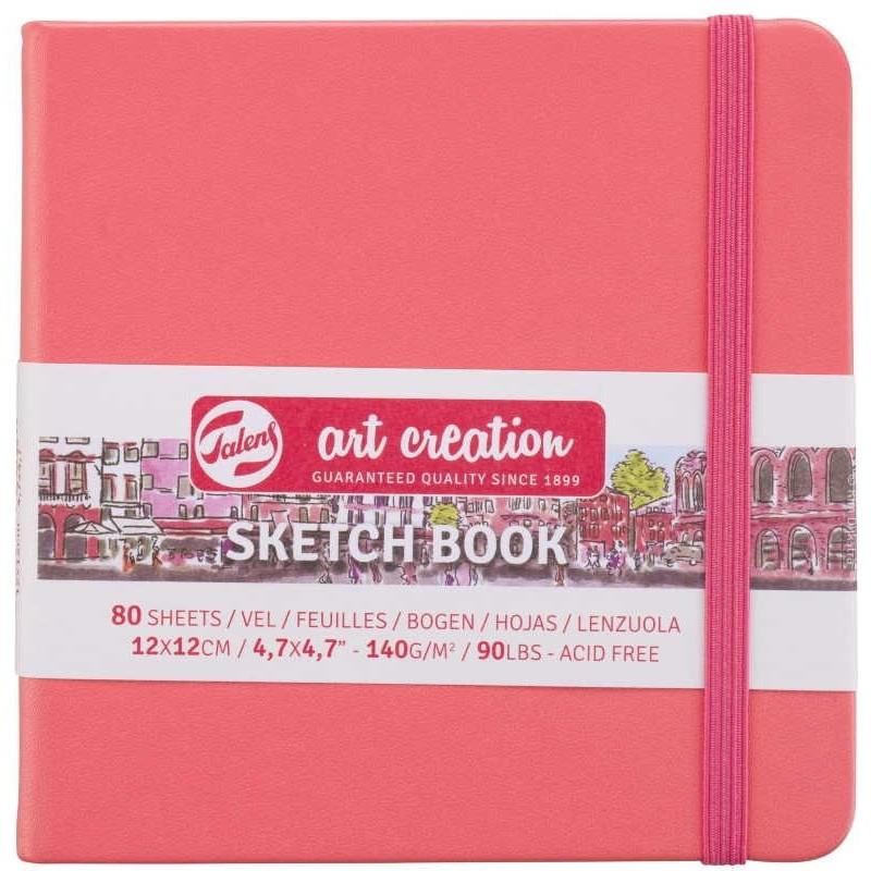 TALENS ART SKETCH BLOCK  CORAL 12X12 140gr