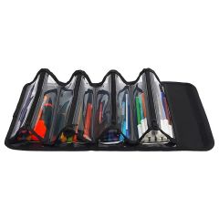 X-CASE KALEM CANTASI DORT GOZLU LACIVERT XC-05