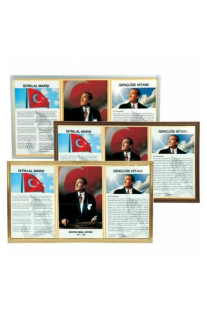 ANTYAZI 3LU MILLI LEVHA 50x90 MDF CERCEVE (ANT696)