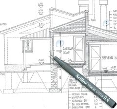 ARTLINE CIZIM KALEMI 003mm SIYAH (2303)